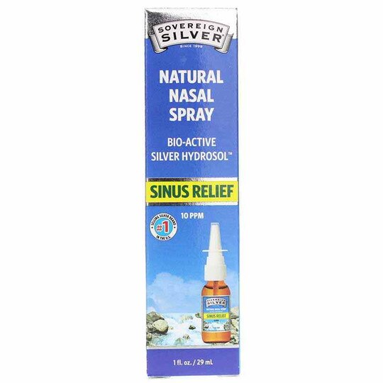 Natural Nasal Spray Bio-Active Silver Hydrosol, SVS